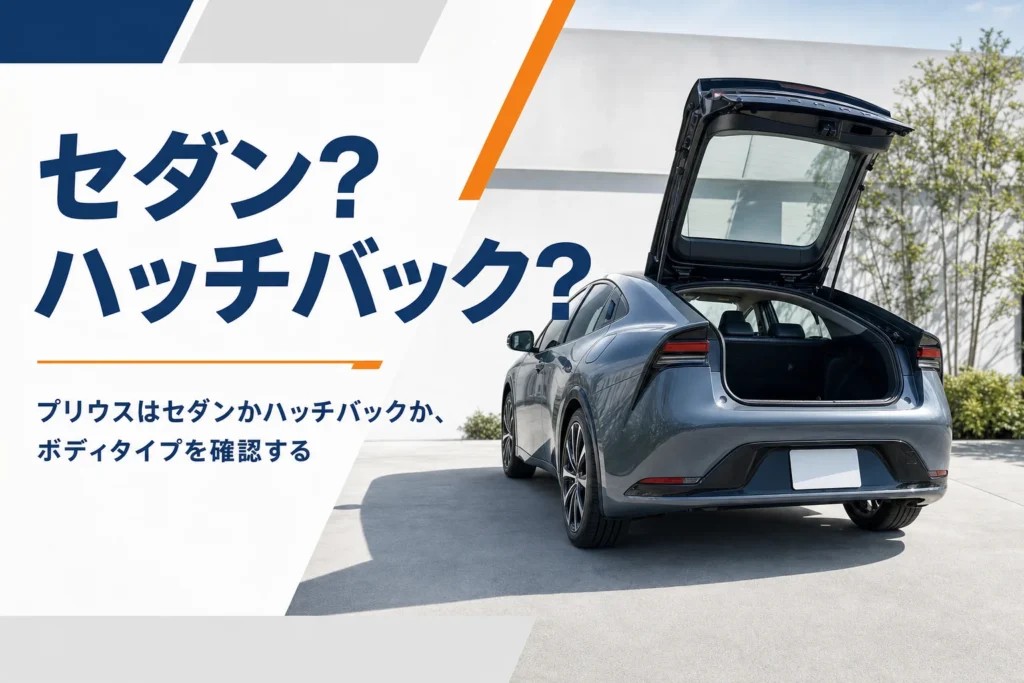 プリウスはセダンかハッチバックかを解説する記事のアイキャッチ
